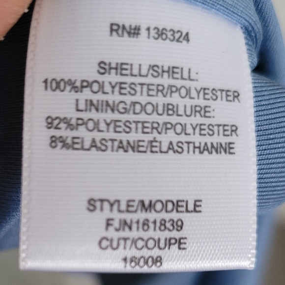 Halston Heritage | Sleeveless High-Neck Metallic Jersey Gown - Picture 16 of 16